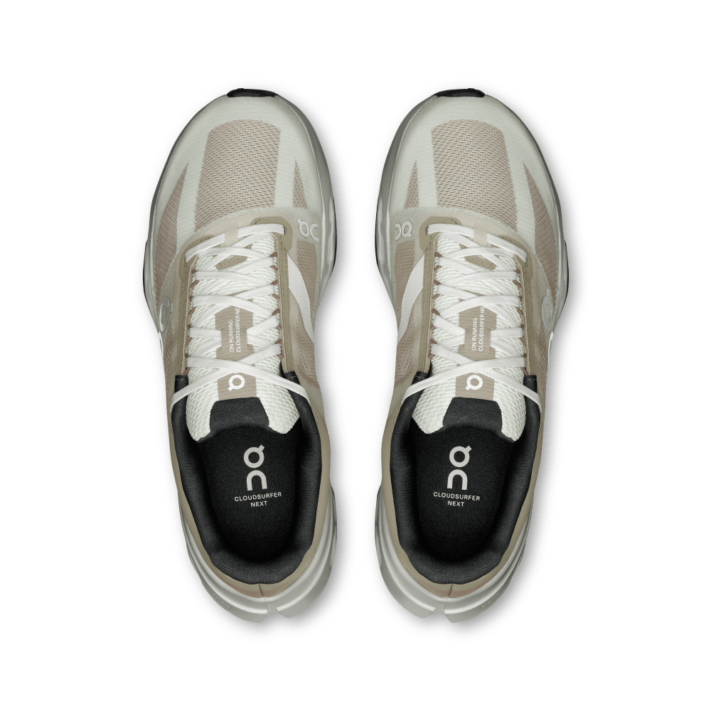 On Cloudsurfer Next Tenis gris de mujer para correr