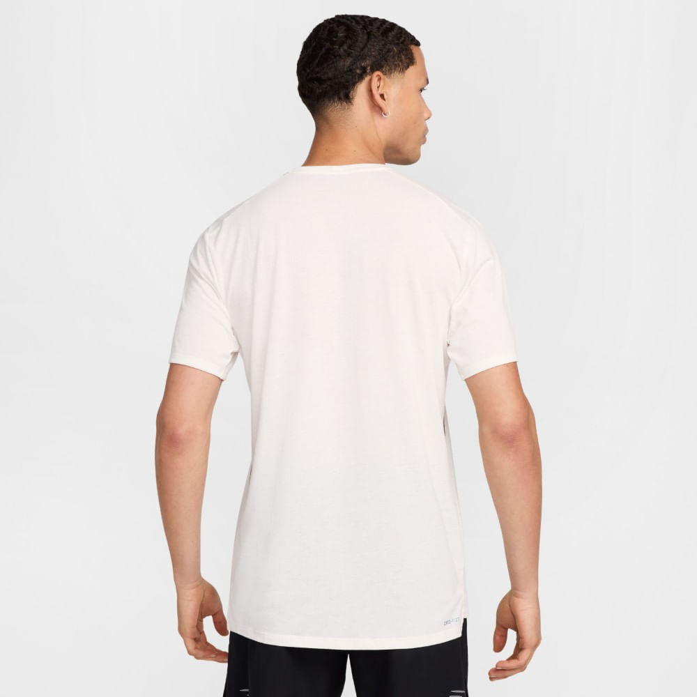 Nike M Nk Df Jakob Ss Top Camiseta Manga Corta blanco de hombre para correr