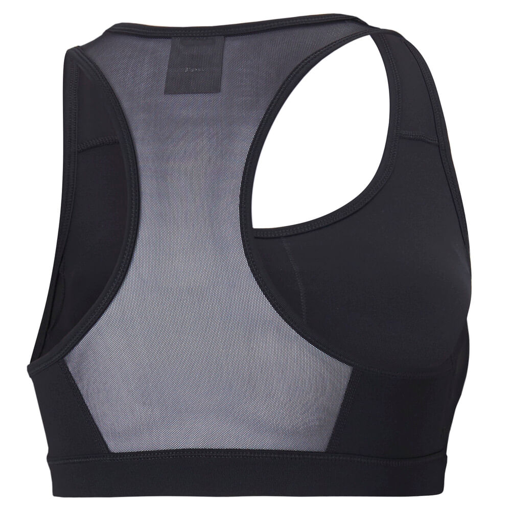 Puma Mid Impact 4Keeps Bra Top negro de mujer para entrenamiento