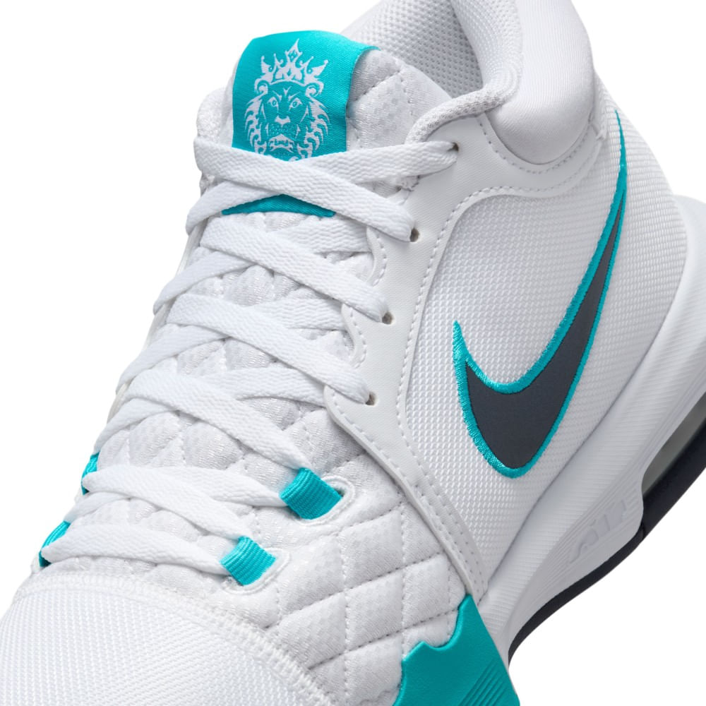 Nike Lebron James Witness Viii Tenis blanco de hombre para baloncesto