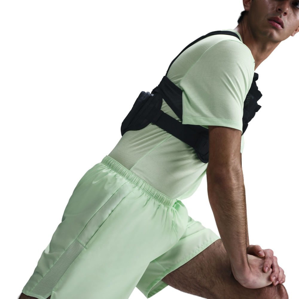 Nike M Nk Df Challenger Short 7Bf Pantaloneta verde de hombre para correr