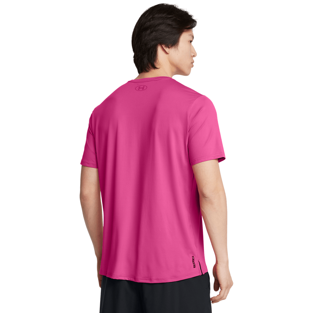 UA Rush Energy Ss Camiseta Manga Corta negro de hombre para entrenamiento