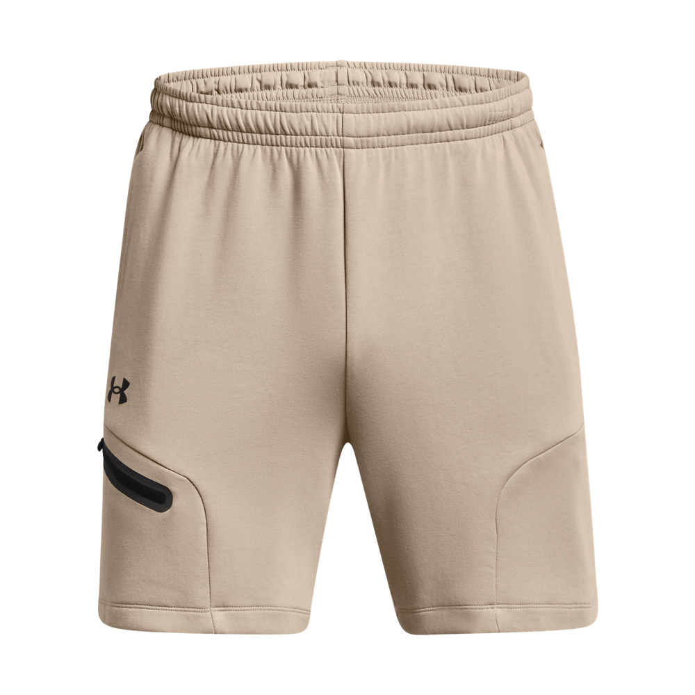 UA Unstoppable Flc Shorts Pantaloneta cafe de hombre para entrenamiento