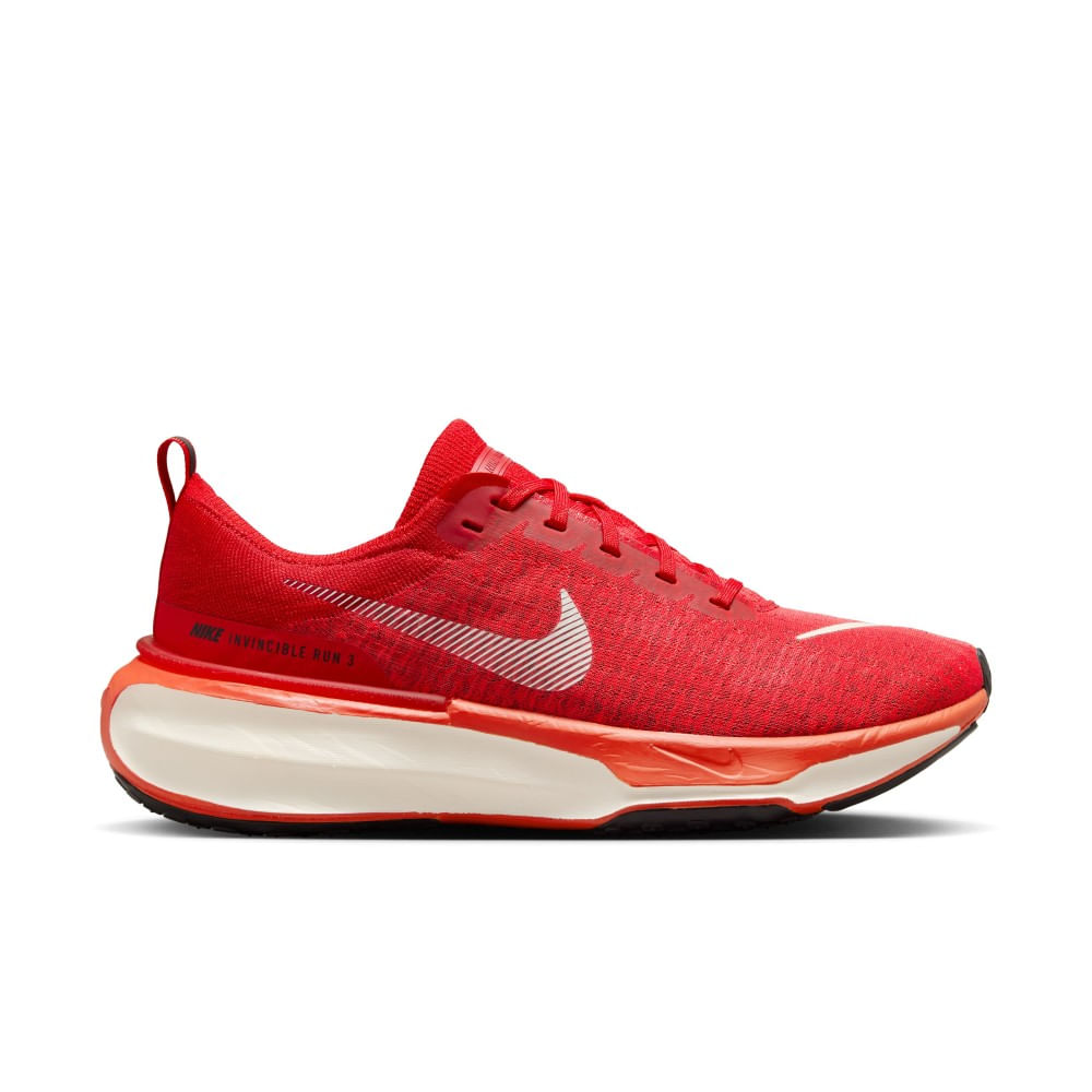 Nike Zoomx Invincible Run Fk 3 Tenis rojo de hombre para correr