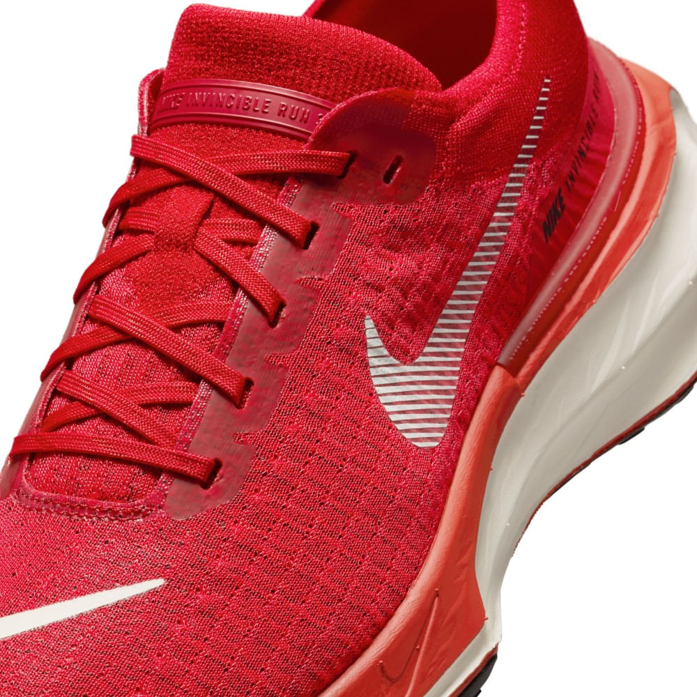 Nike Zoomx Invincible Run Fk 3 Tenis rojo de hombre para correr