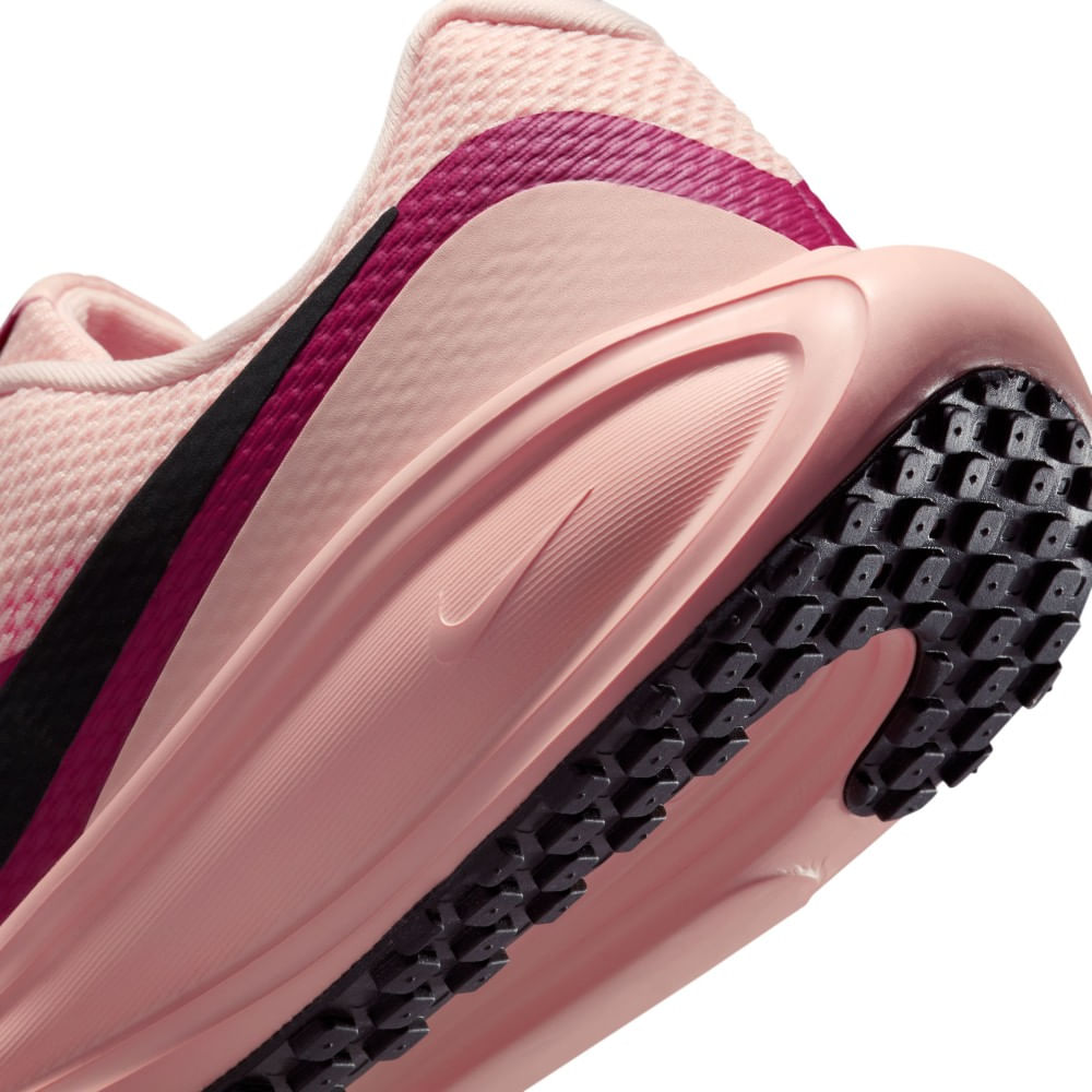 Nike W Nike Revolution 8 Tenis rojo de mujer para correr