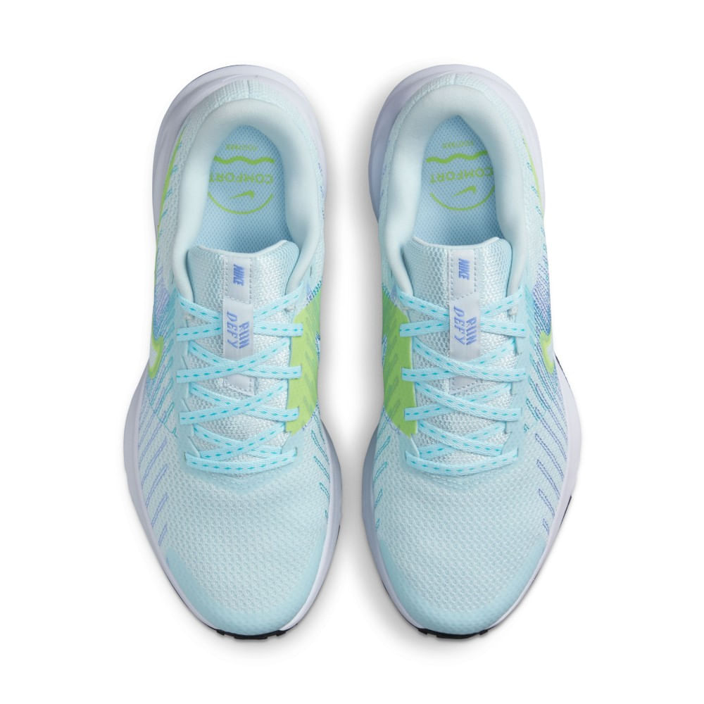Nike W Nike Run Defy Tenis azul de mujer para correr