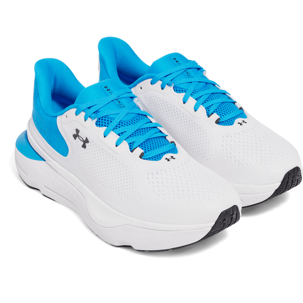 UA Infinite Pro 2 Tenis blanco de hombre para correr