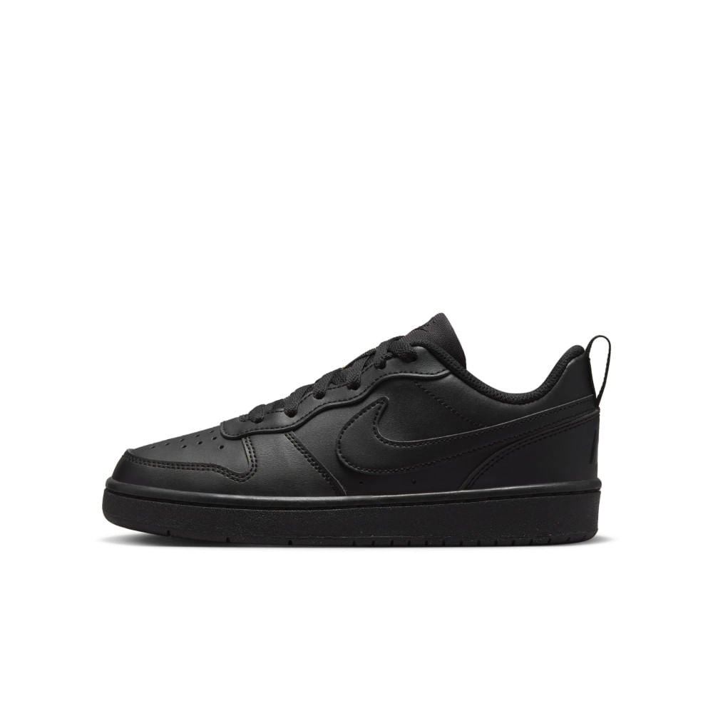 Nike Court Borough Low Recraft Bg Tenis negro de niño lifestyle