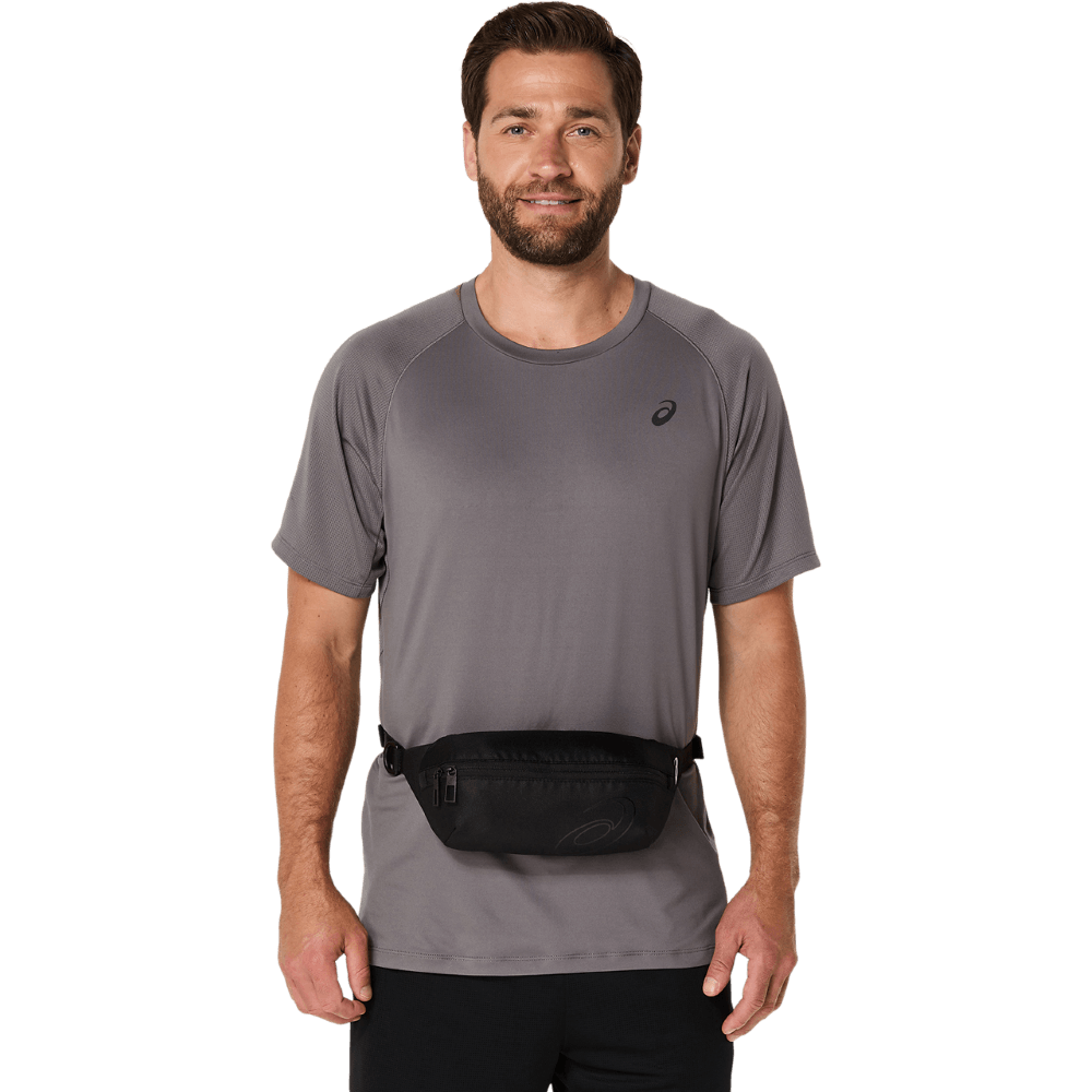 Asics Asics Waist Pouch Canguro negro unisex para entrenamiento