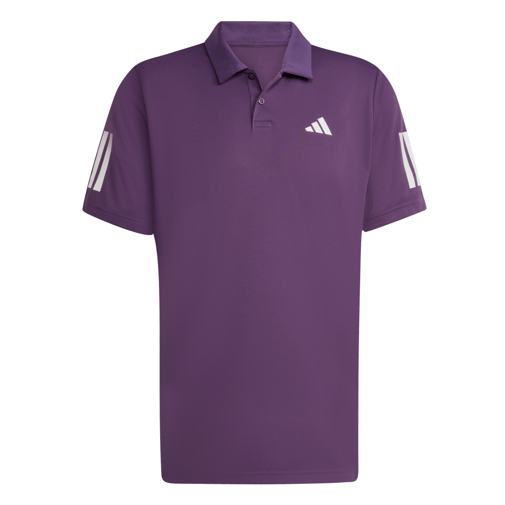 Adidas Camiseta Polo De Tenis Club 3 Rayas Polo morado de hombre para tenis
