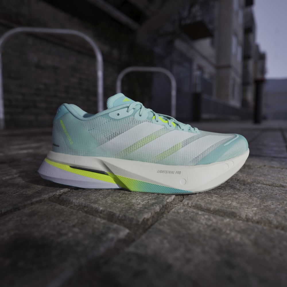Adidas Tenis Adizero Boston 13 azul de mujer para correr