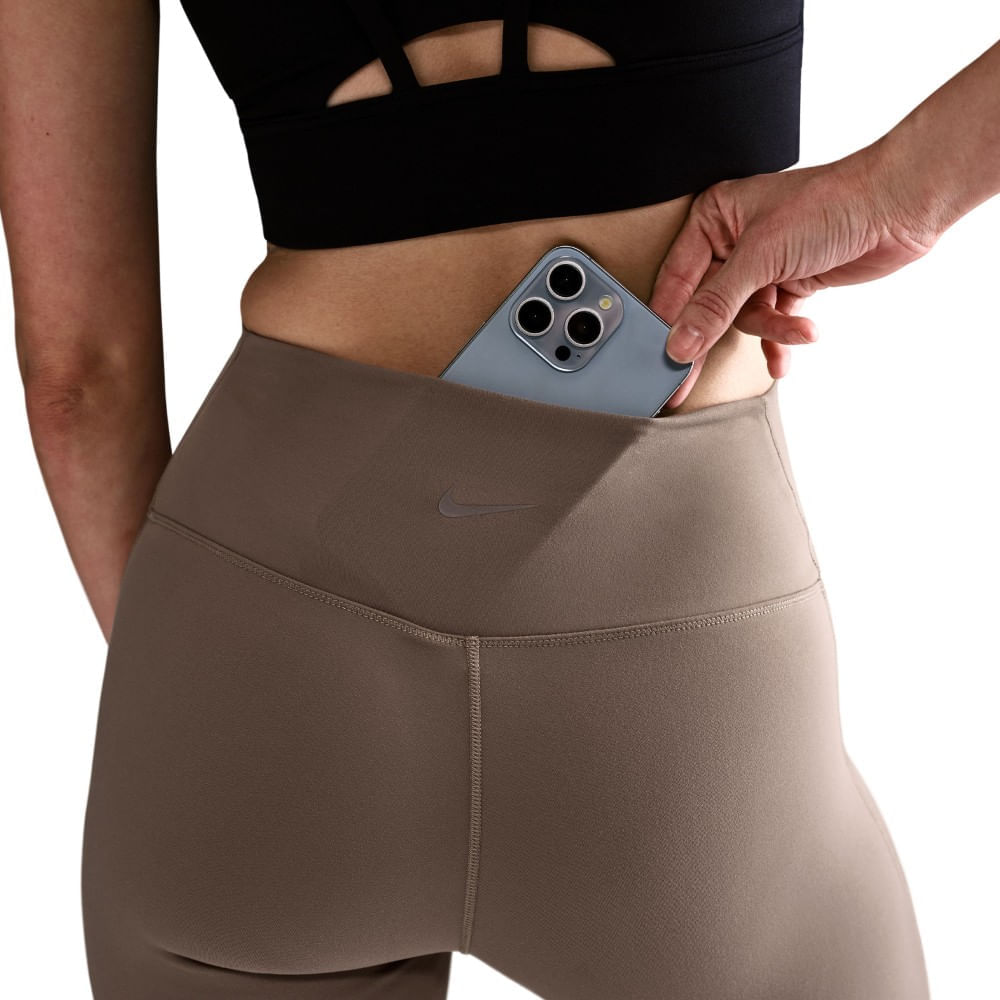 Nike W Nk Df One Hr Tight Useam Licra cafe de mujer para entrenamiento