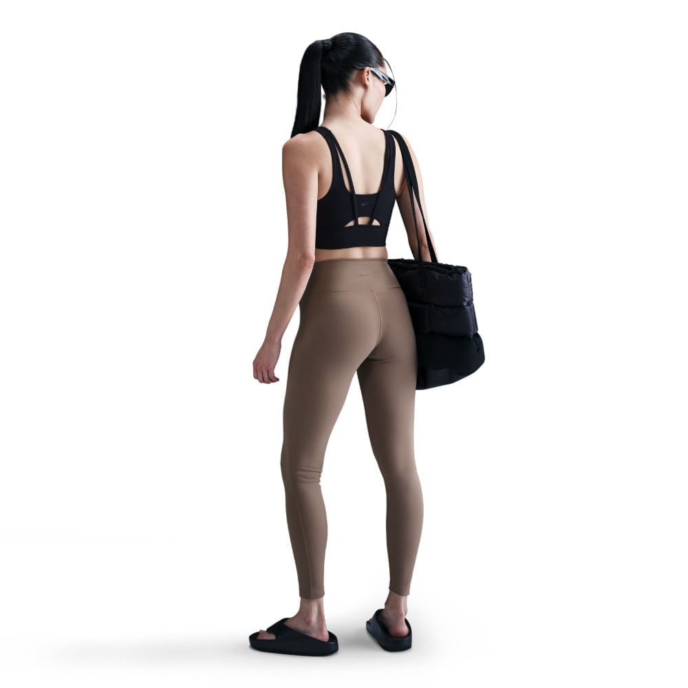 Nike W Nk Df One Hr Tight Useam Licra cafe de mujer para entrenamiento