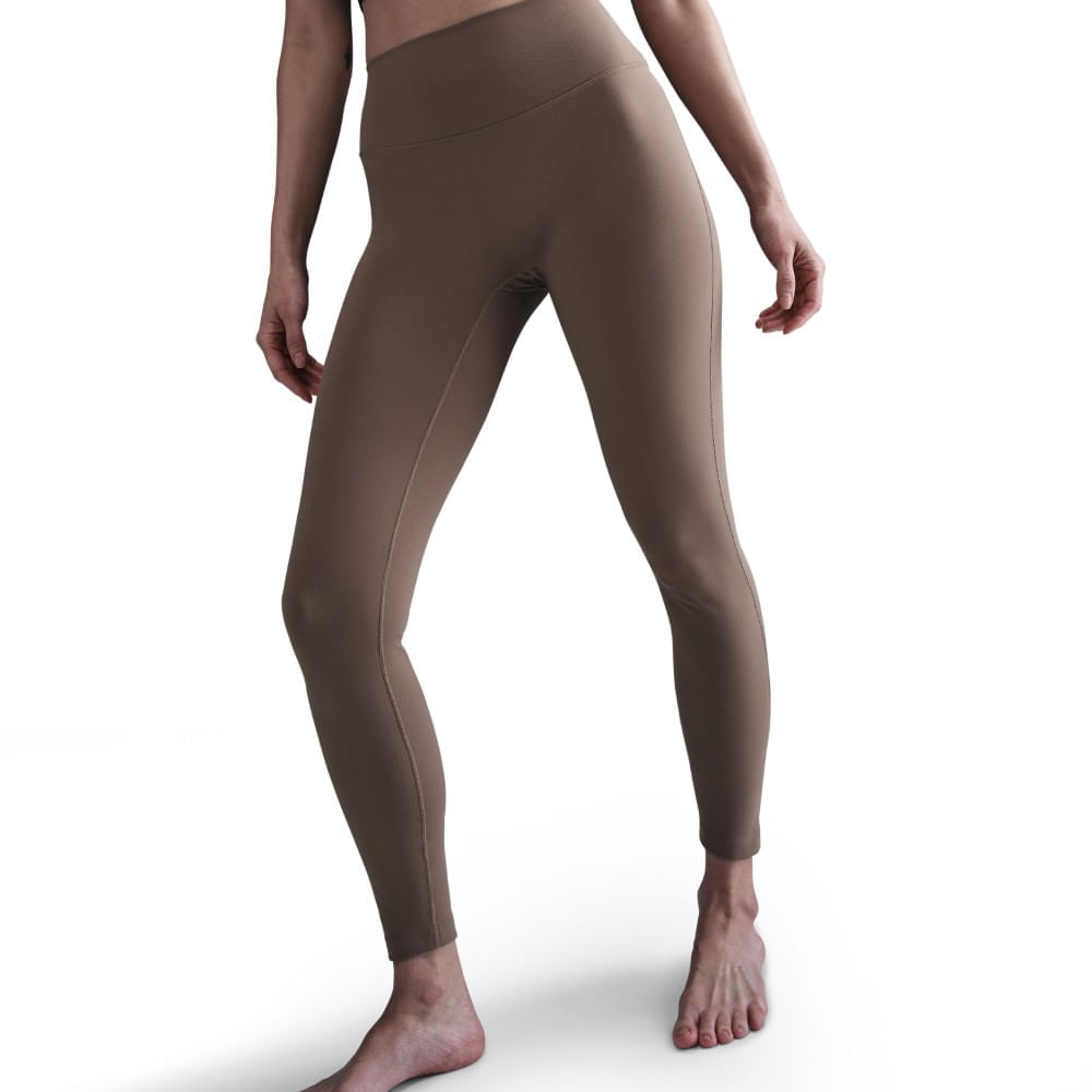 Nike W Nk Df One Hr Tight Useam Licra cafe de mujer para entrenamiento