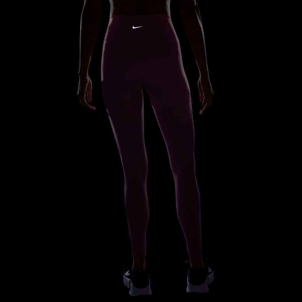 Nike W Nk Df One Hr Tight Useam Licra rosado de mujer para entrenamiento