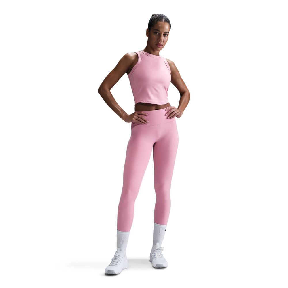 Nike W Nk Df One Hr Tight Useam Licra rosado de mujer para entrenamiento