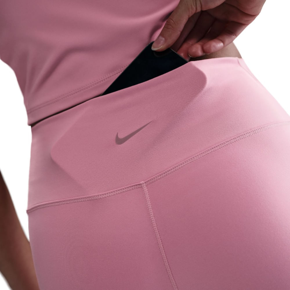 Nike W Nk Df One Hr Tight Useam Licra rosado de mujer para entrenamiento