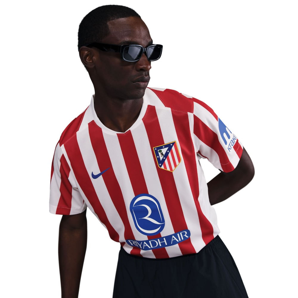 Nike Atletico Madrid M Nk Df Jsy Ss Stad Hm Camiseta De Equipo rojo de hombre para futbol