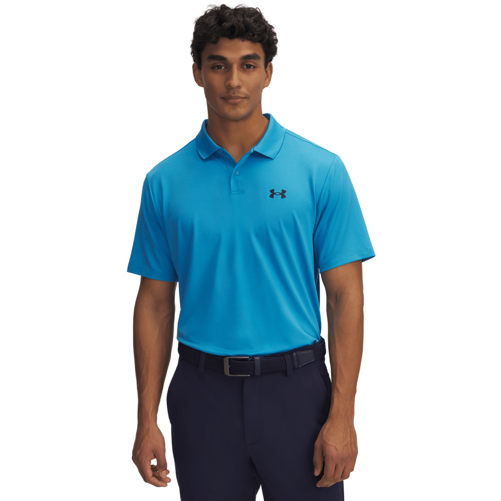 UA Matchplay Polo Polo azul de hombre para golf
