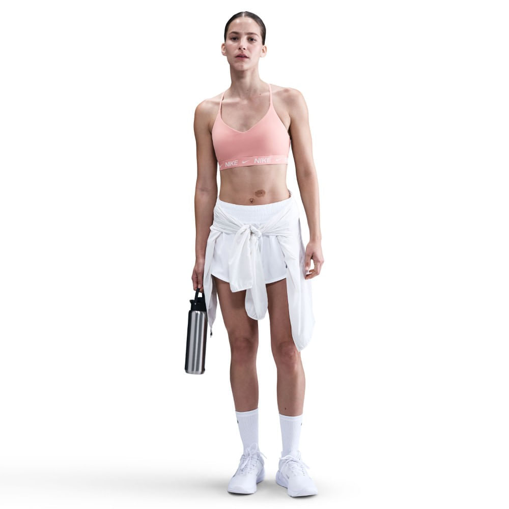 Nike W Nk Df Indy Lgt Spt Bra Top rosado de mujer para entrenamiento