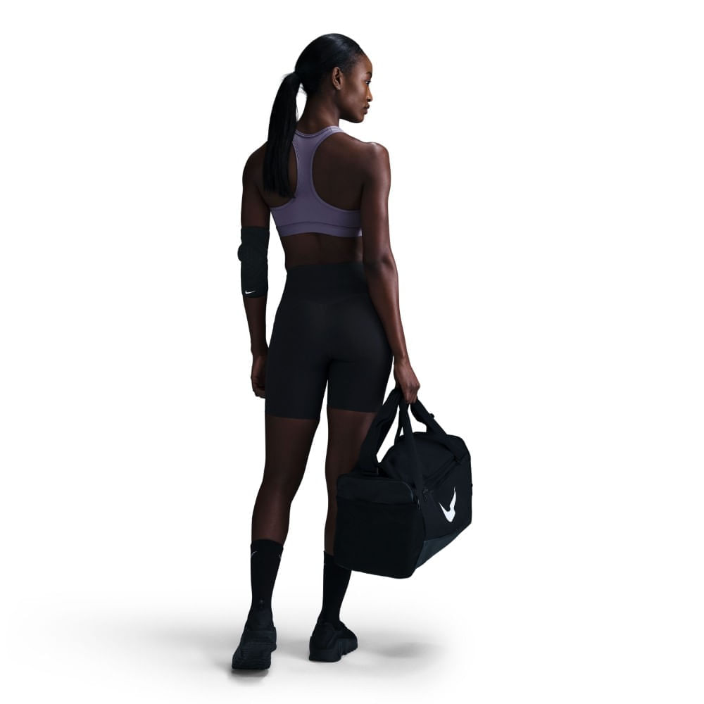 Nike W Nk Swsh Med Spt Bra Top morado de mujer para entrenamiento