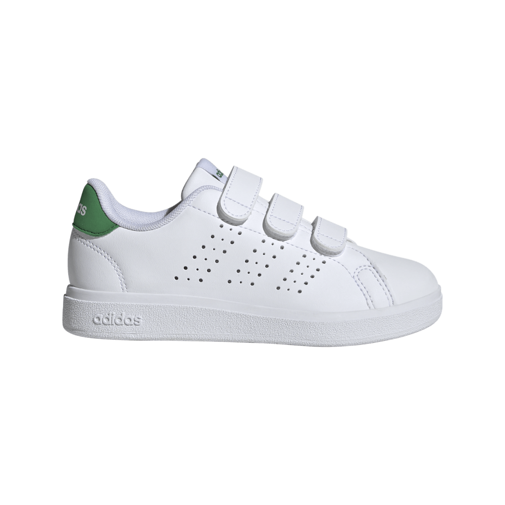 Adidas Tenis Advantage Base 2.0 Kids blanco de niño lifestyle