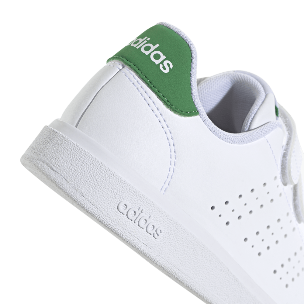 Adidas Tenis Advantage Base 2.0 Kids blanco de niño lifestyle