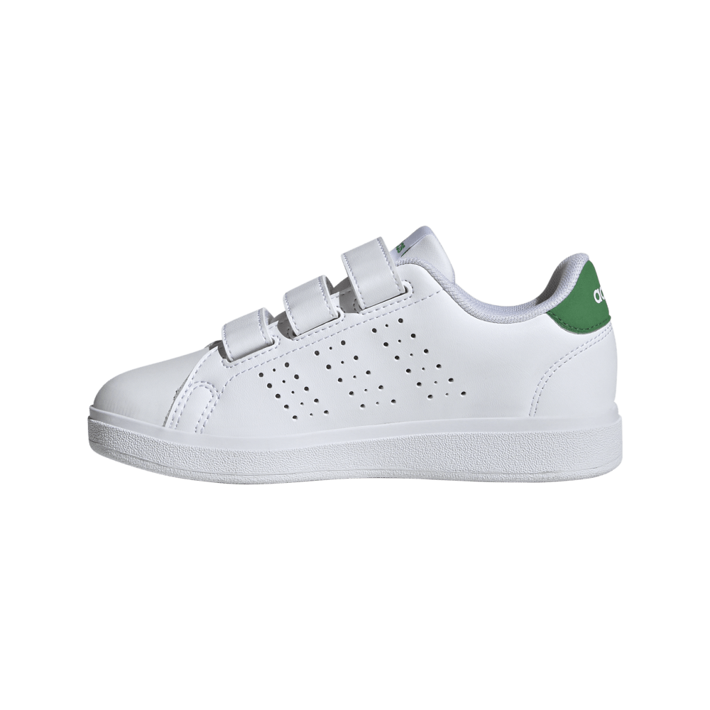 Adidas Tenis Advantage Base 2.0 Kids blanco de niño lifestyle