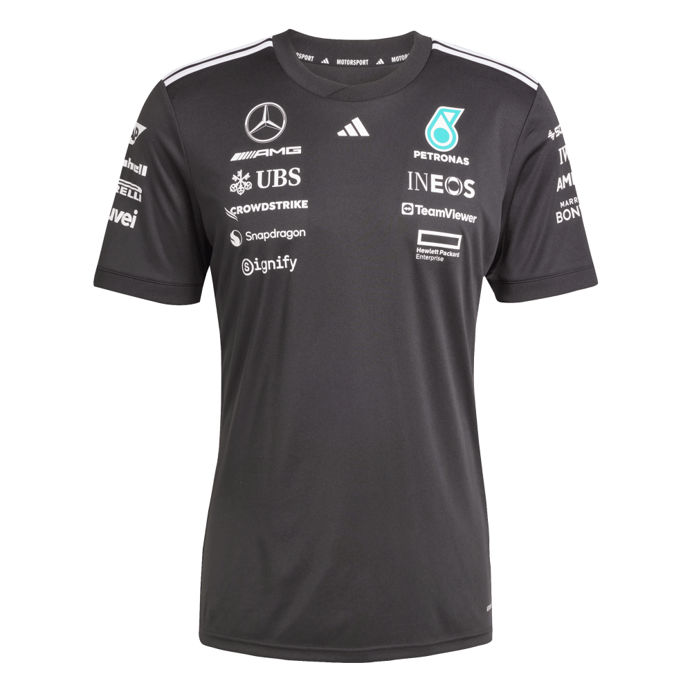 Adidas F1 Mercedes Benz Camiseta De Equipo negro de hombre lifestyle