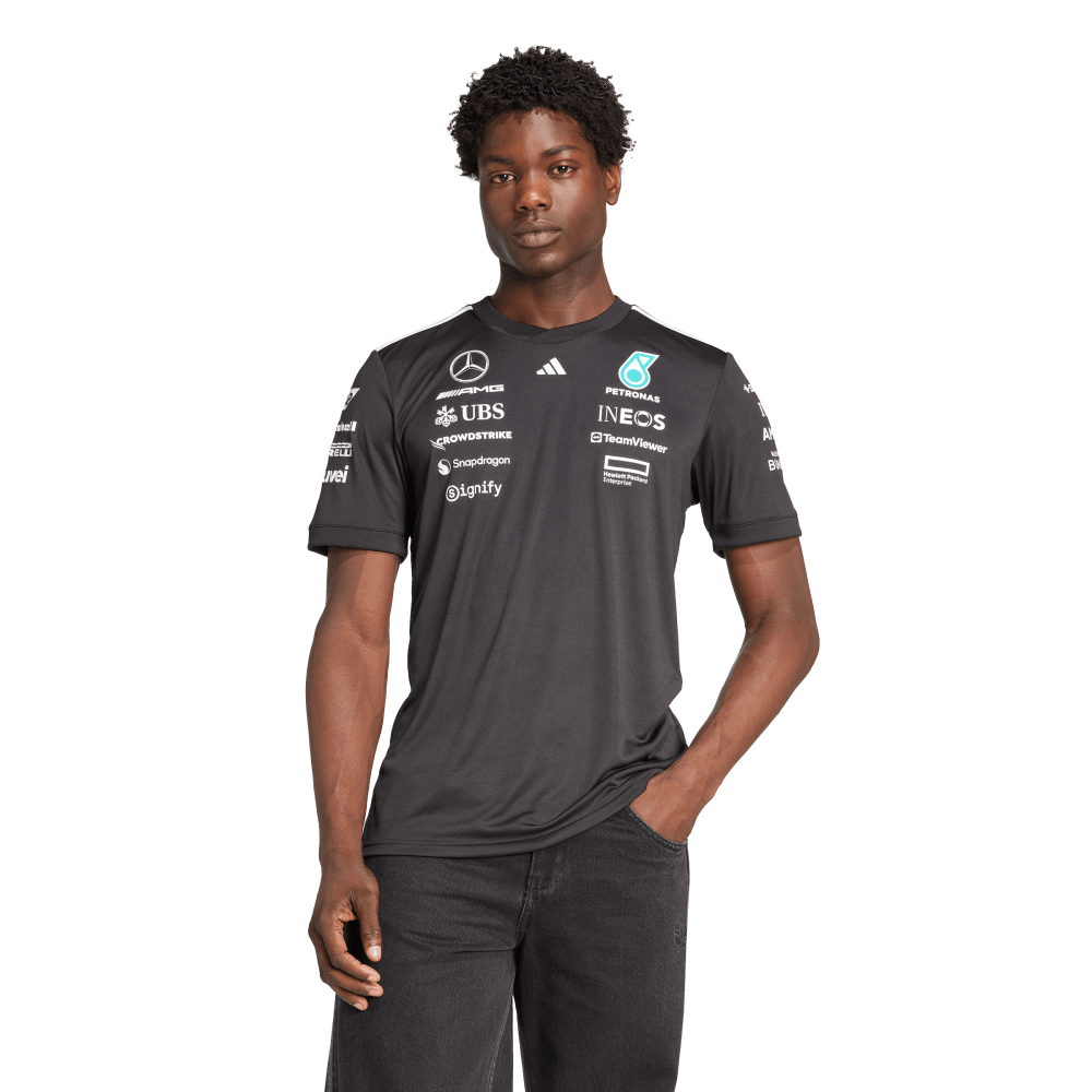 Adidas F1 Mercedes Benz Camiseta De Equipo negro de hombre lifestyle