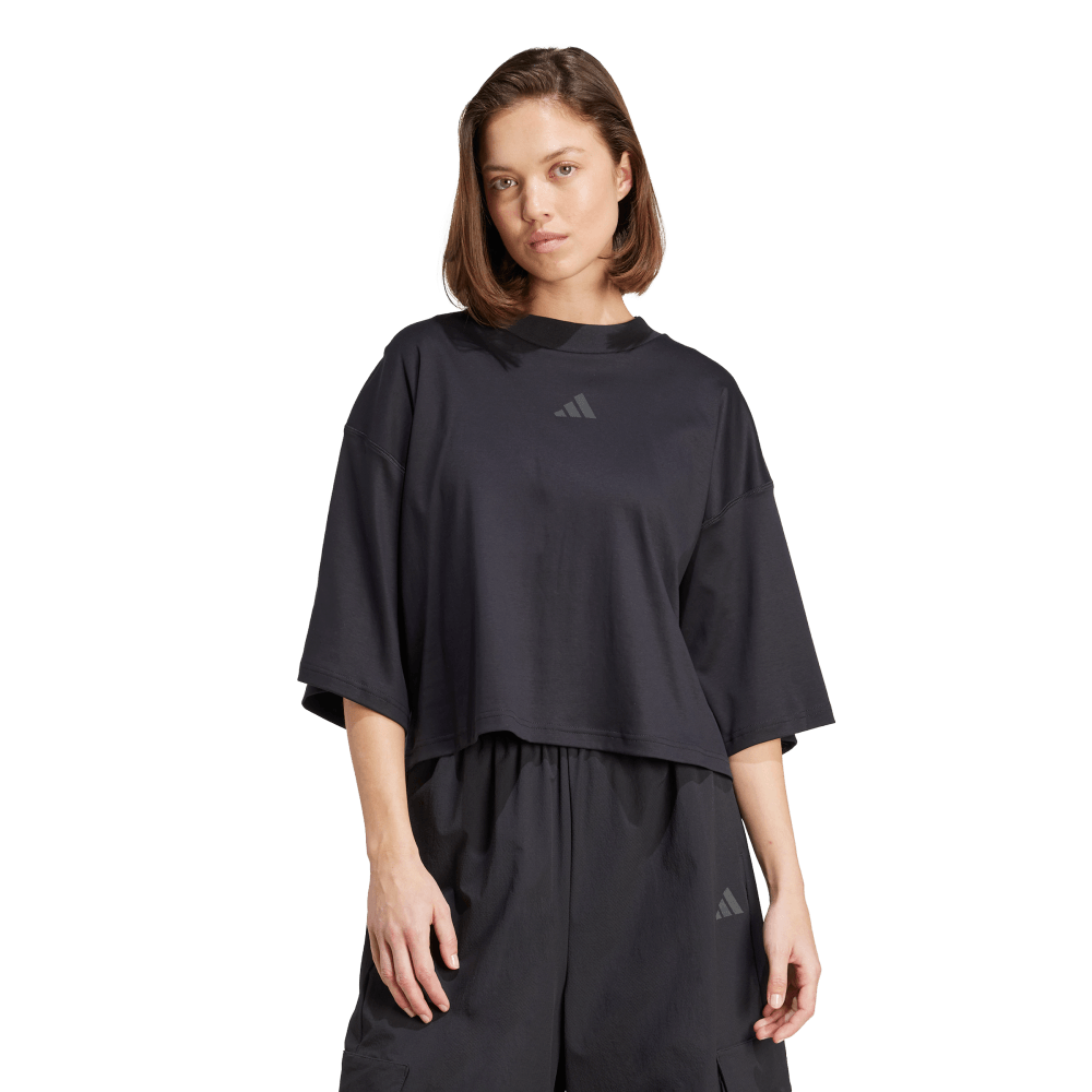 Adidas W Ce Q2 Tee Camiseta Manga Corta negro de mujer lifestyle
