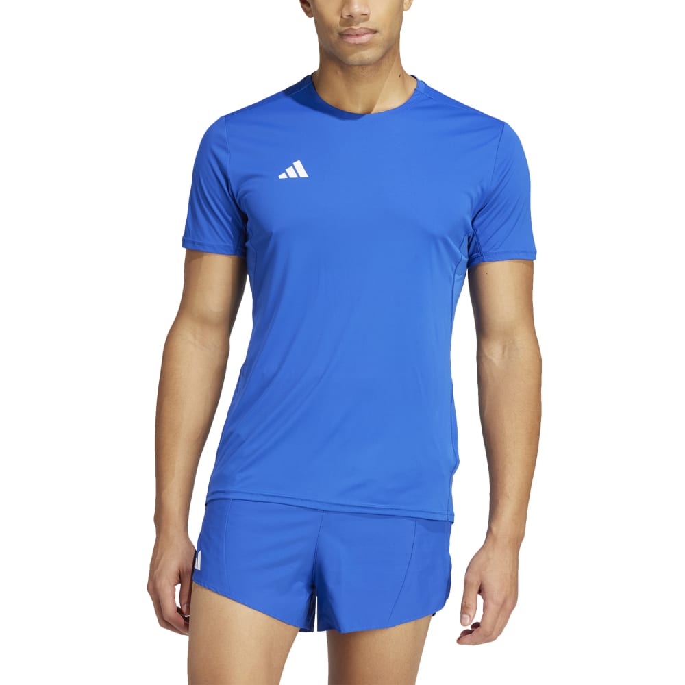 Adidas Adizero E Tee Camiseta Manga Corta Azul De Hombre Para Correr