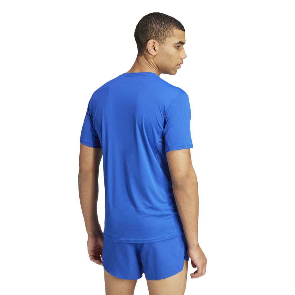 Adidas Adizero E Tee Camiseta Manga Corta Azul De Hombre Para Correr