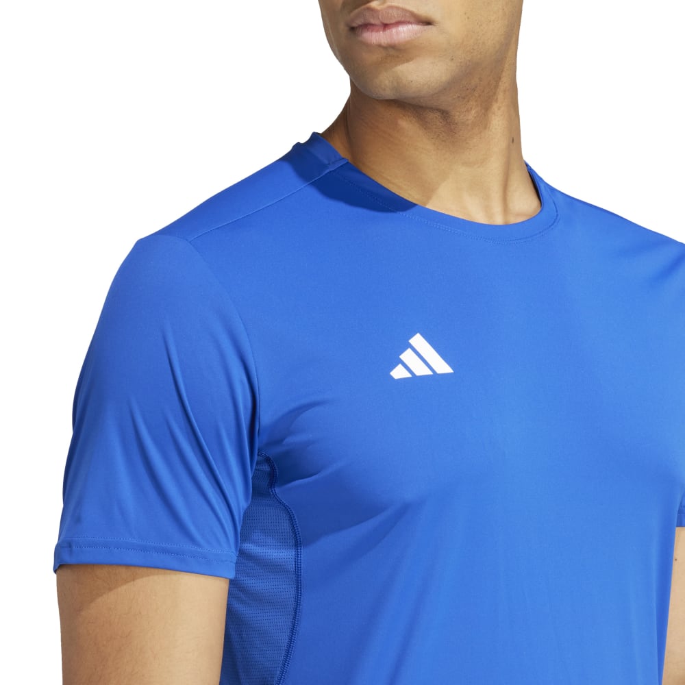 Adidas Adizero E Tee Camiseta Manga Corta Azul De Hombre Para Correr