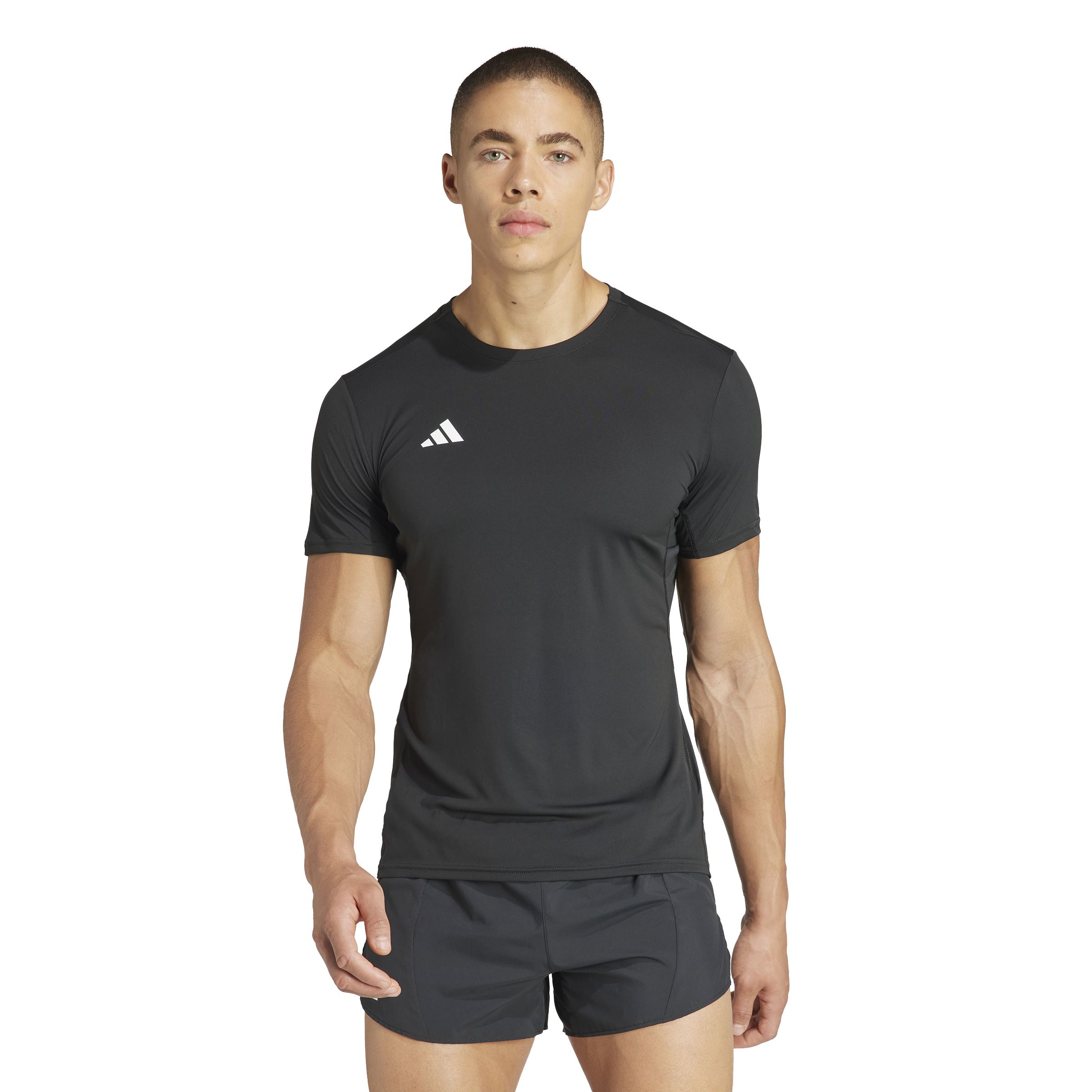 Adidas Adizero E Tee Camiseta Manga Corta negro de hombre para correr