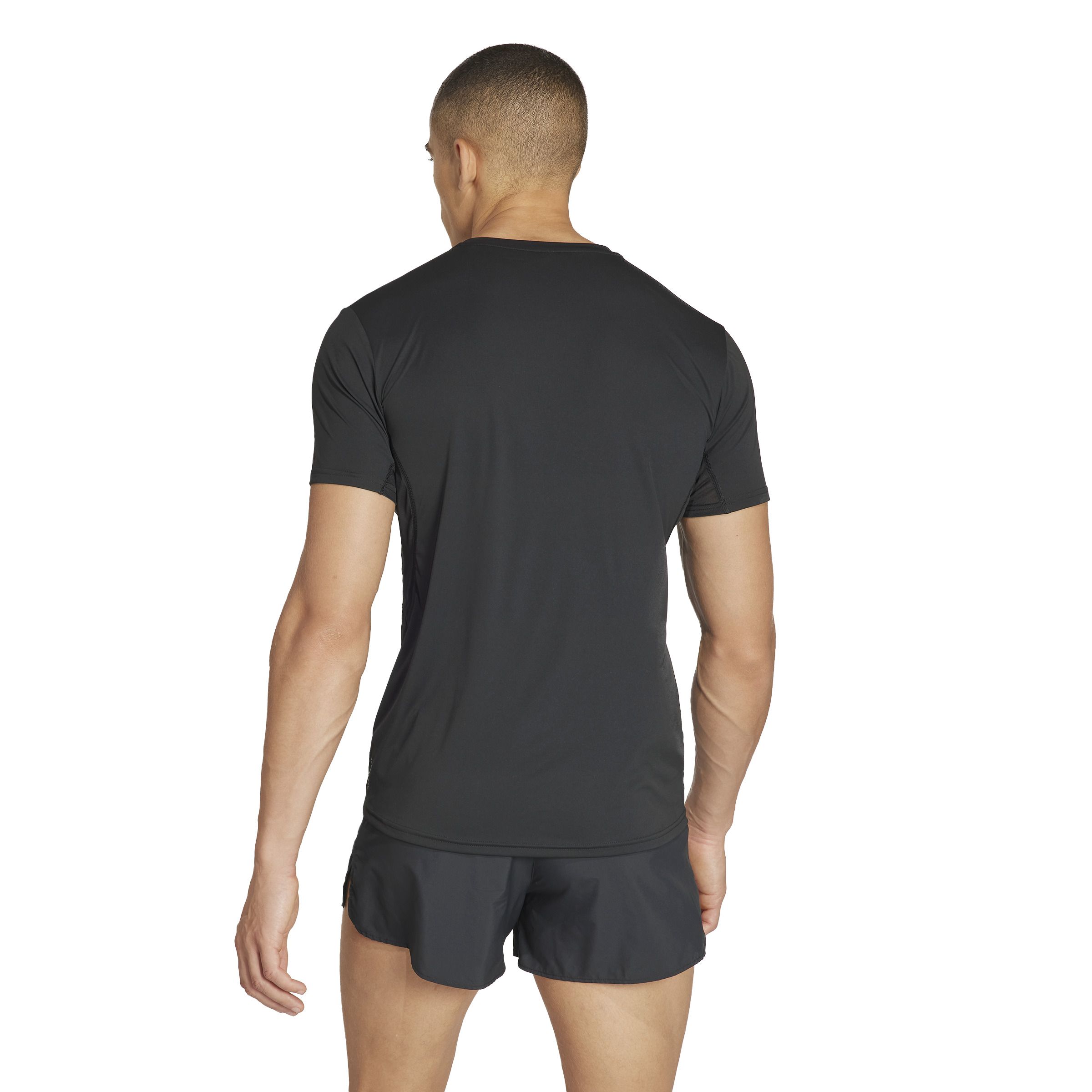Adidas Adizero E Tee Camiseta Manga Corta negro de hombre para correr