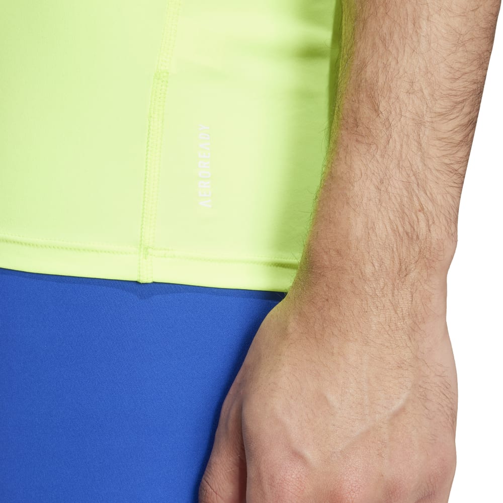 Adidas Adizero E Tee Camiseta Manga Corta Verde De Hombre Para Correr