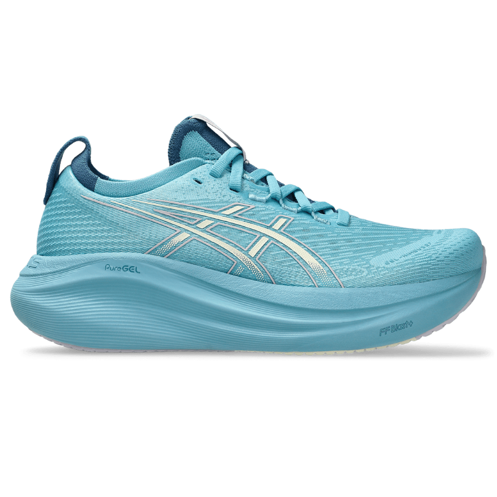 Asics Gel-Nimbus 27 Tenis azul de mujer para correr