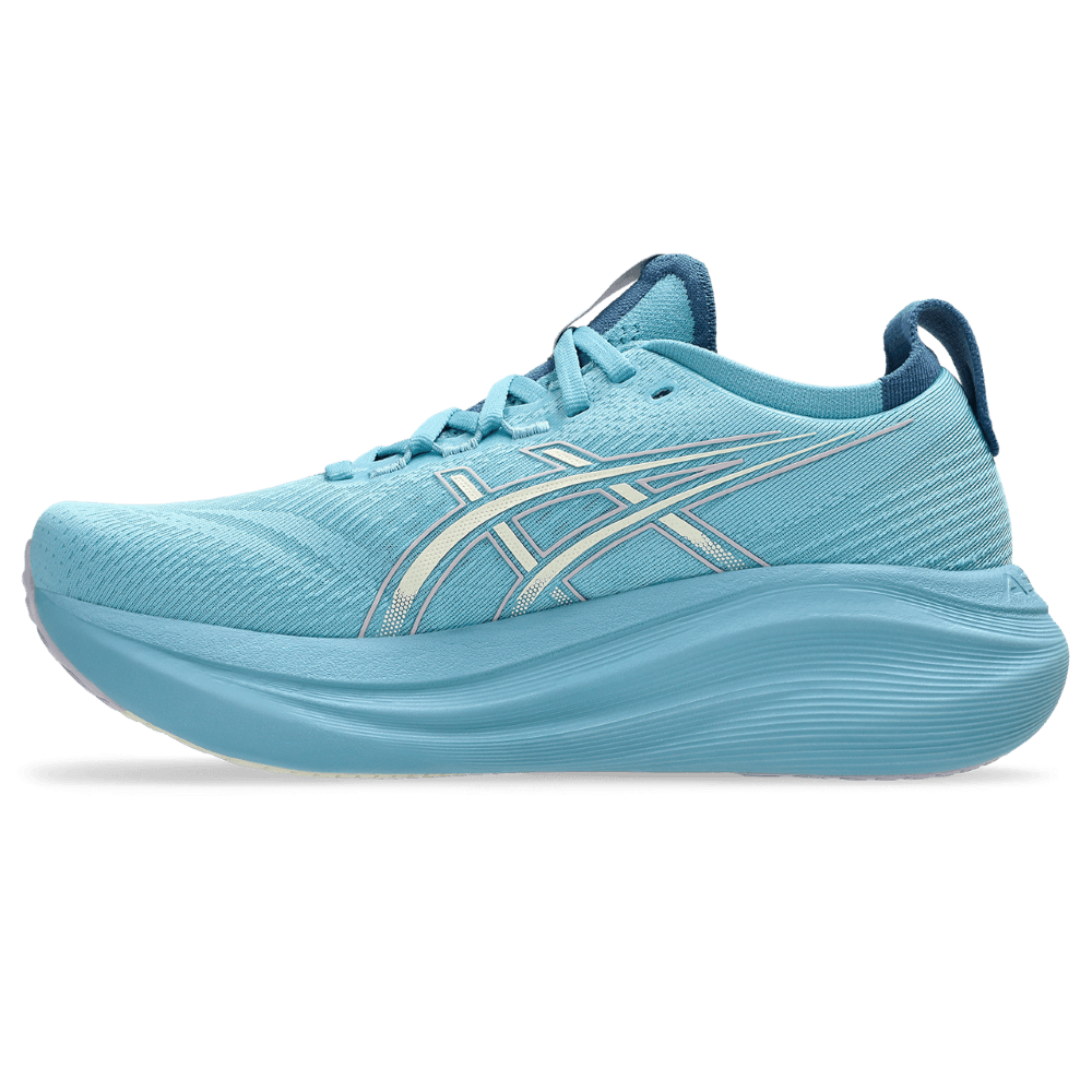 Asics Gel-Nimbus 27 Tenis azul de mujer para correr