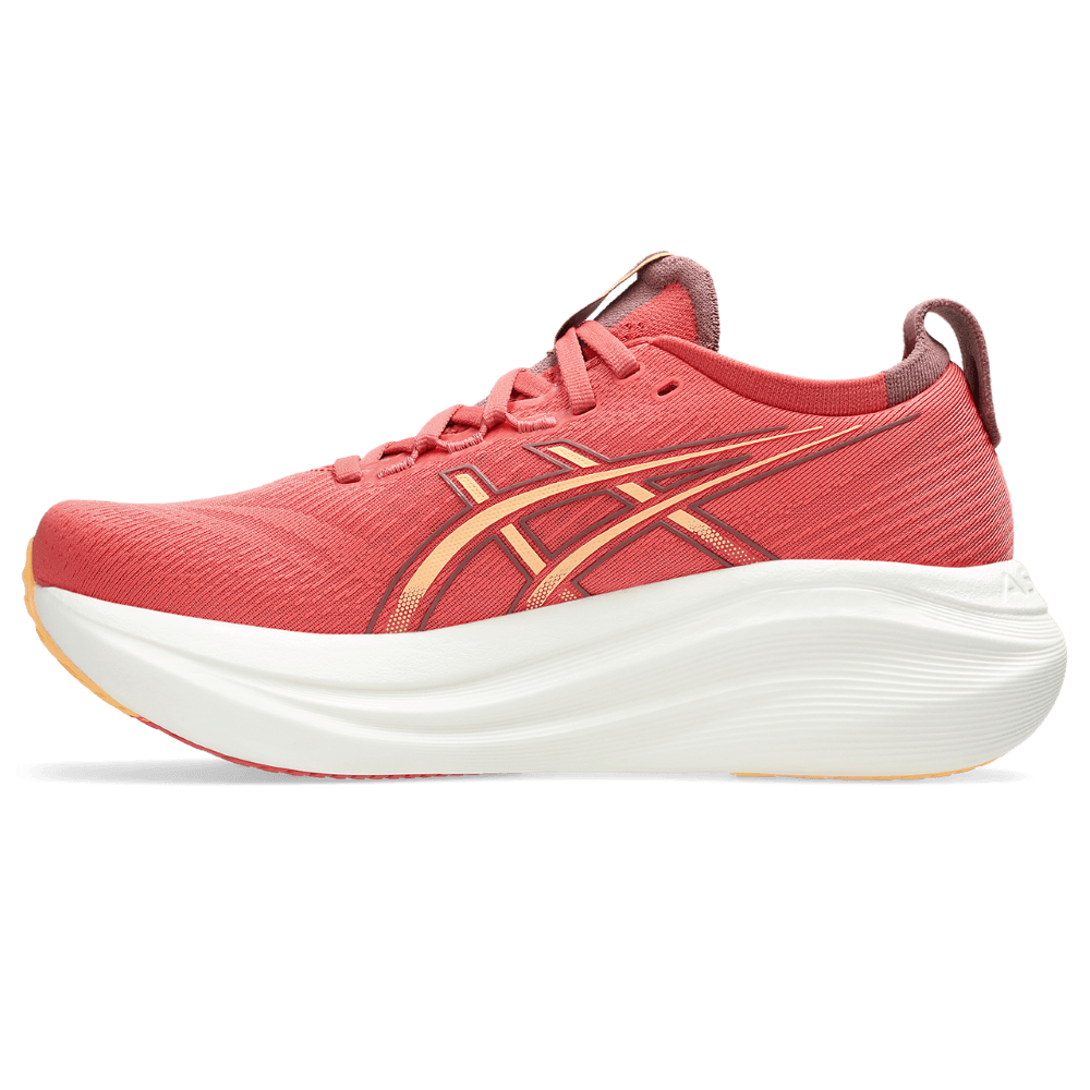 Asics Gel-Nimbus 27 Tenis naranja de mujer para correr