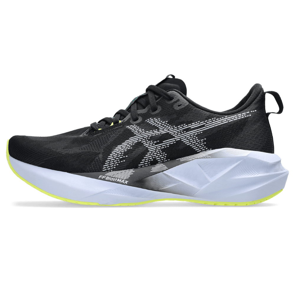Asics Novablast 5 Tenis negro de hombre para correr
