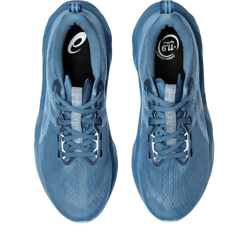 Asics Novablast 5 Tenis azul de hombre para correr