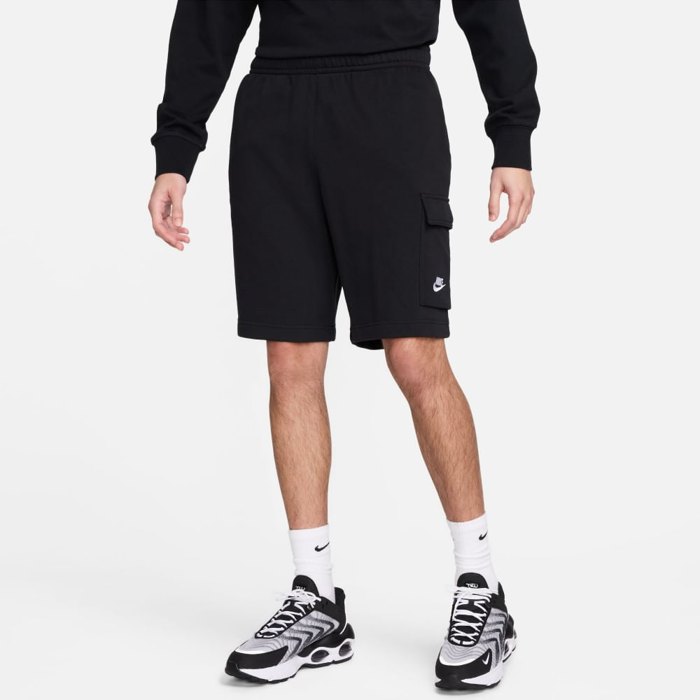 Nike M Nsw Club Ft Cargo Short Pantaloneta negro de hombre lifestyle