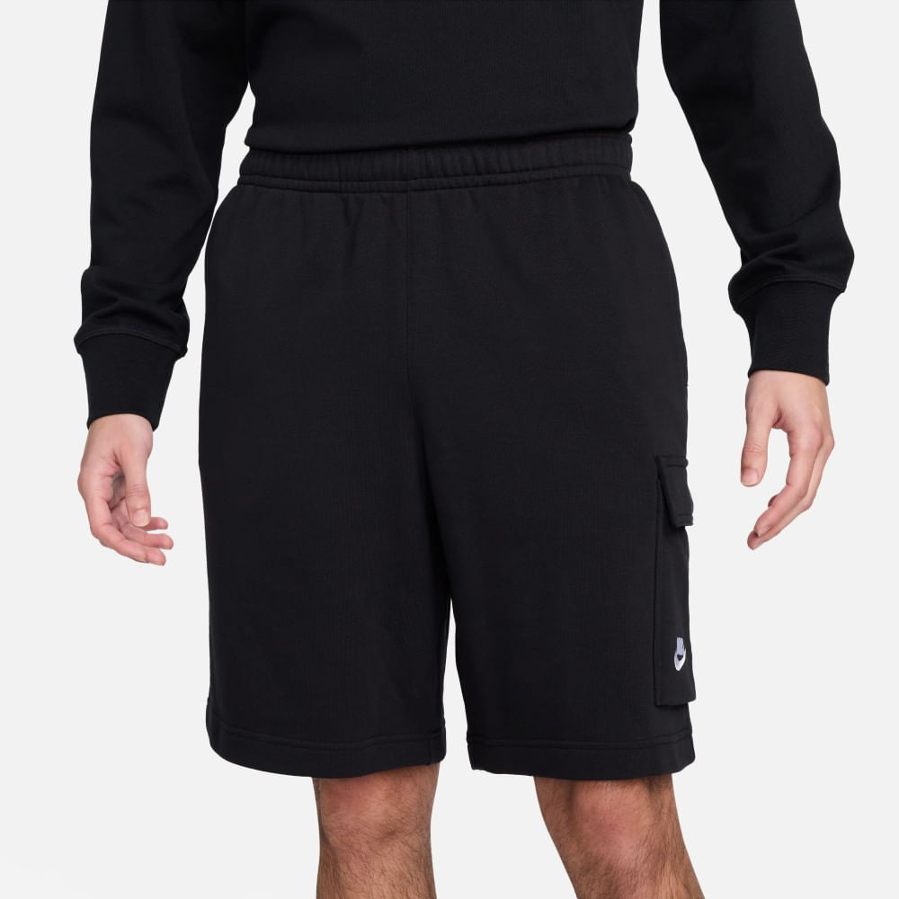 Nike M Nsw Club Ft Cargo Short Pantaloneta negro de hombre lifestyle