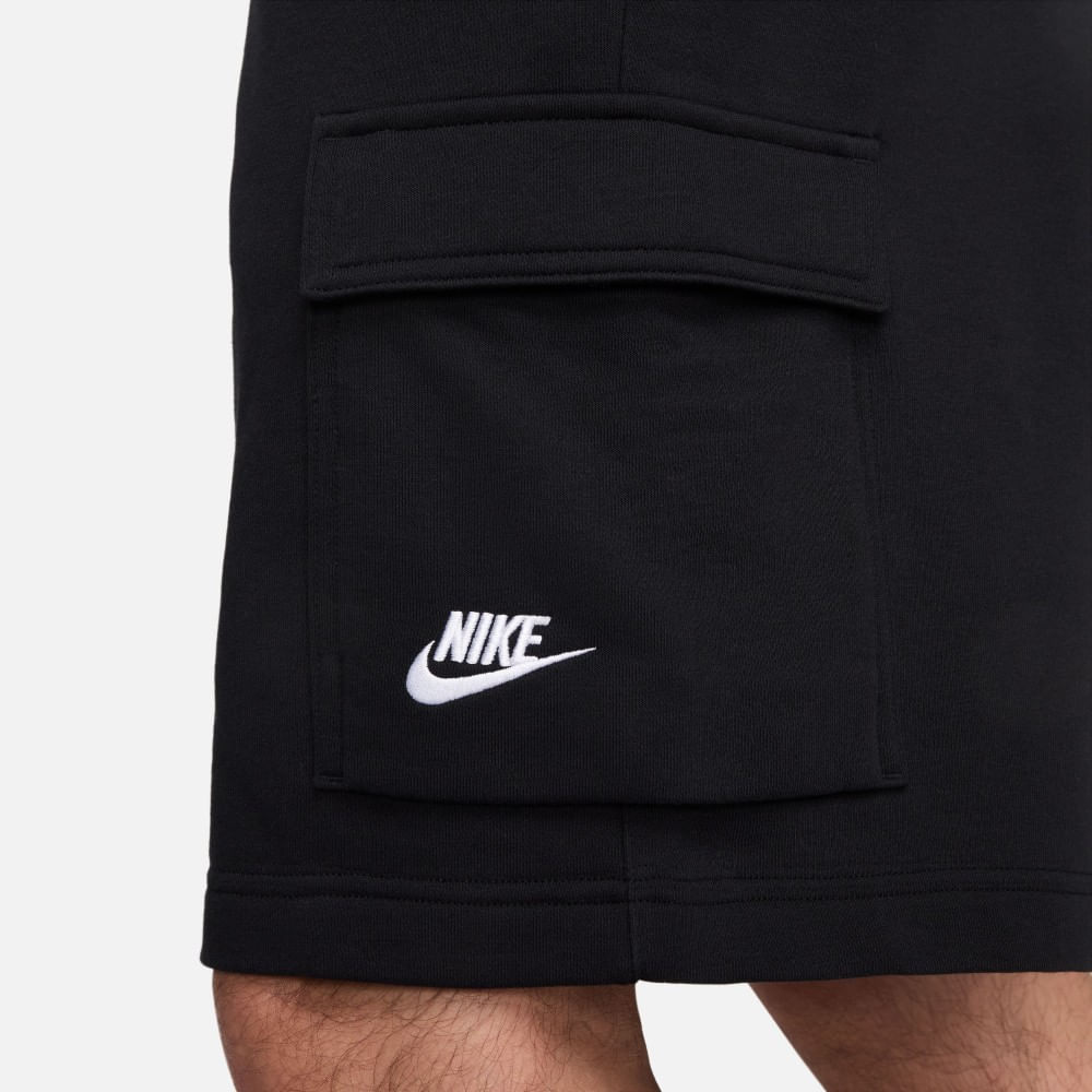 Nike M Nsw Club Ft Cargo Short Pantaloneta negro de hombre lifestyle
