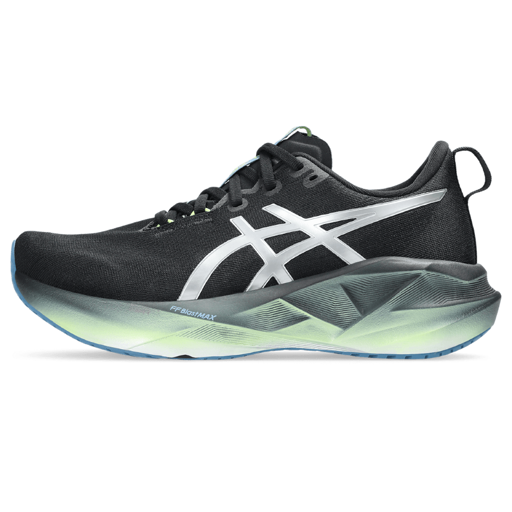 Asics Novablast 5 Luxe Tenis negro de mujer para correr