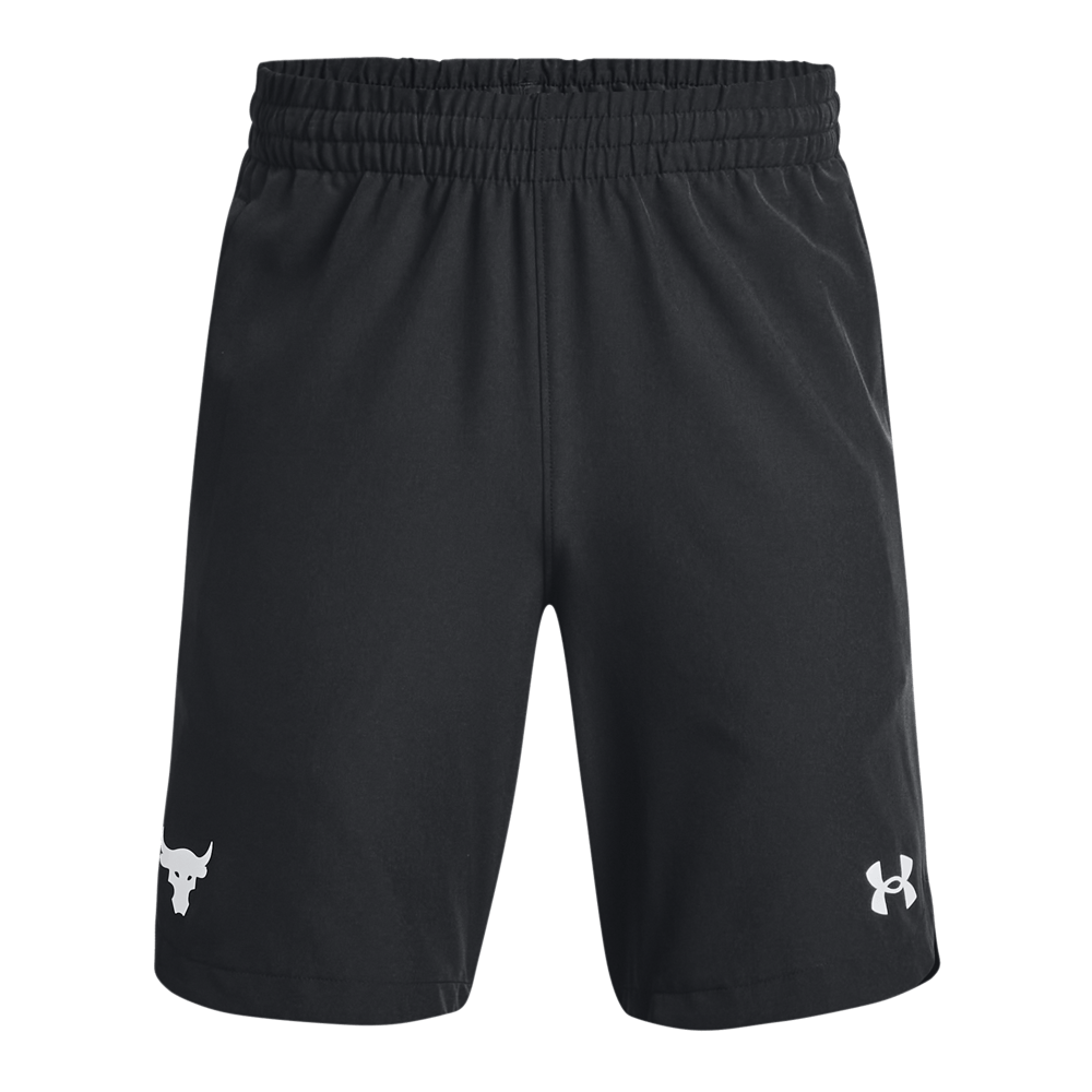 UA  Rock B S Woven S Pantaloneta negro de niño lifestyle