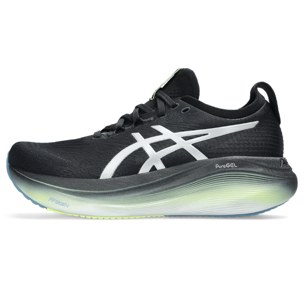 Asics Gel-Nimbus 27 Luxe Tenis negro de mujer para correr