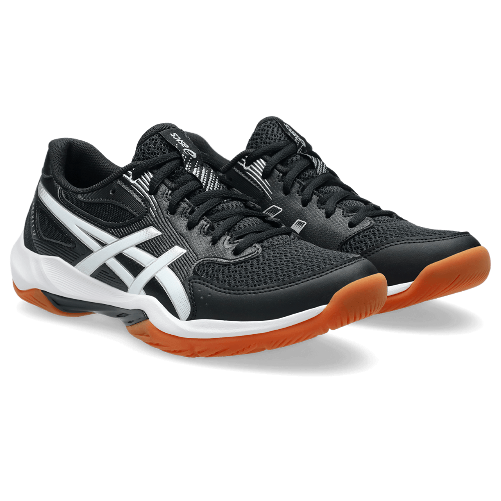 Asics Gel-Rocket 12 Tenis negro de mujer para indoor